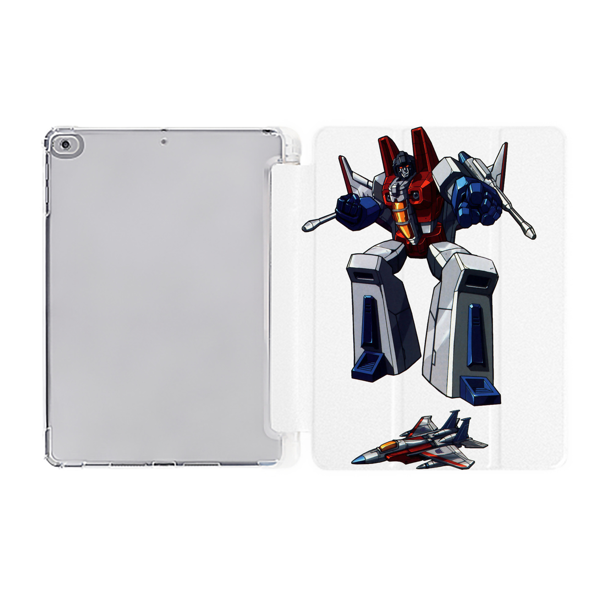 （画像用）  IPad ケース ペン収納付き 三つ折りスタンド PUレザー×シリコン 対応機種9.5/10.5/10.9インチ